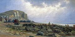 Remains of Elizabethan Harbour 1834